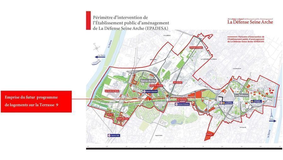 Trois équipes en lice pour l'opération immobilière Terrasse 9 à Nanterre
