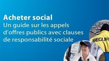 Marchés publics : le guide de Bruxelles pour "acheter social"