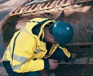 Vincent Blandin, inspecteur technique Volvo CE