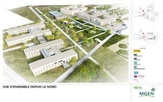 Le projet de reconstruction à 100 millions d'euros de l'Institut MGEN de La Verrière
