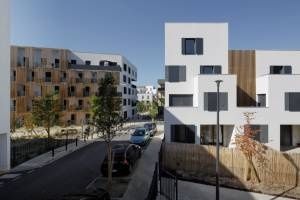 Profusion architecturale dans un nouveau quartier de Palaiseau