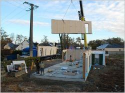 Une maison performante montée en trois jours (diaporama)