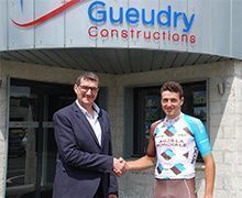 Gueudry Constructions choisit un cycliste professionnel comme premier ambassadeur