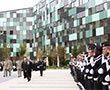 L'Hexagone Balard, nouveau siège du ministère de la défense inauguré par François Hollande