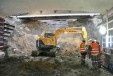 Un remblai ferroviaire converti en gare RER
