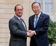 François Hollande reçoit le Secrétaire général des Nations Unies en vue de la COP21