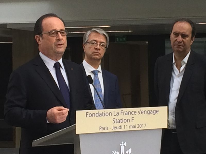 Halle Freyssinet : François Hollande inaugure ses futurs locaux
