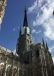La flèche de la cathédrale de Rouen dans un carquois de métal
