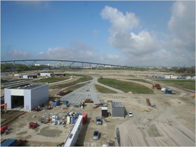 Le chantier de la plateforme multimodale du Havre sur de bons rails