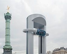 Une première borne de réalité virtuelle Timescope installée à Paris