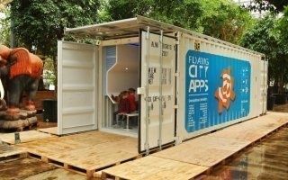 Des containers mobiles intelligents pour que les bidonvilles rencontrent le numérique