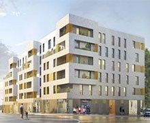 91 nouveaux logements construits par Valophis dans le quartier Gare de Fosses aménagé par L'EPA Plaine de France