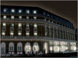 Un hôtel dynamisé grâce à un mur rétro-éclairé (diaporama)