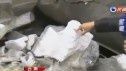 Du polystyrène retrouvé dans les murs d'un bâtiment effondré à Taïwan