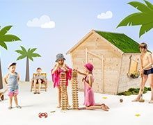 Des cabanes pour enfants écoresponsables