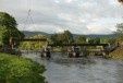 Un pont routier en plastique recyclé