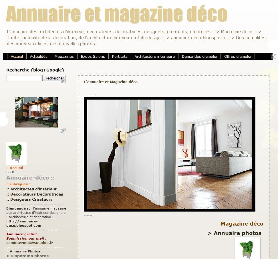 Annuaire et magazine déco