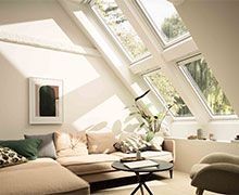 Nouvelle fenêtre VELUX finition White Finish pour plus de blanc, plus de lumière, plus de nature