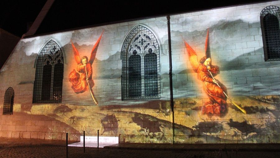 Beaune : les lumières de la nuit