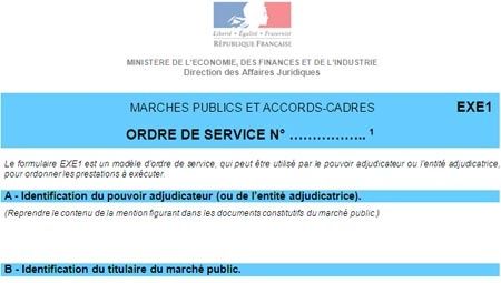 Marchés publics : les formulaires d'exécution des marchés mis à jour