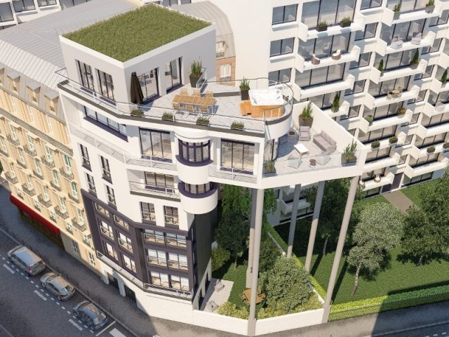 Une maison perchée à 16 mètres de haut en plein Paris !