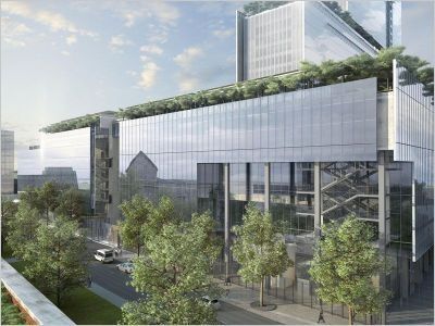 Renzo Piano lève le voile sur le futur palais de justice de Paris (Diaporama)