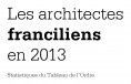 Qui sont les architectes franciliens en 2013?