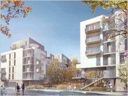 Des logements conçus autour d'un bosquet à Colombes