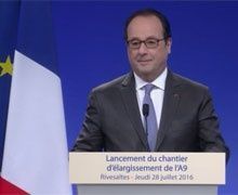 Hollande ouvre la porte à un nouveau plan d'investissement routier