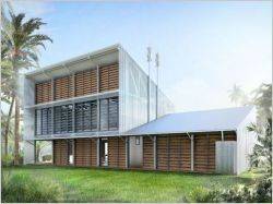 Deux maisons bioclimatiques adaptées au climat tropical (diaporama)