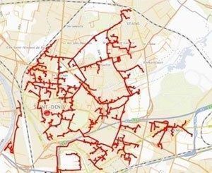 Premier outil cartographique de référencement des réseaux de chaleur et de froid en France