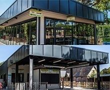 Un bâtiment de 550m2 livré en 3 mois au Zoo de Jurques en Normandie