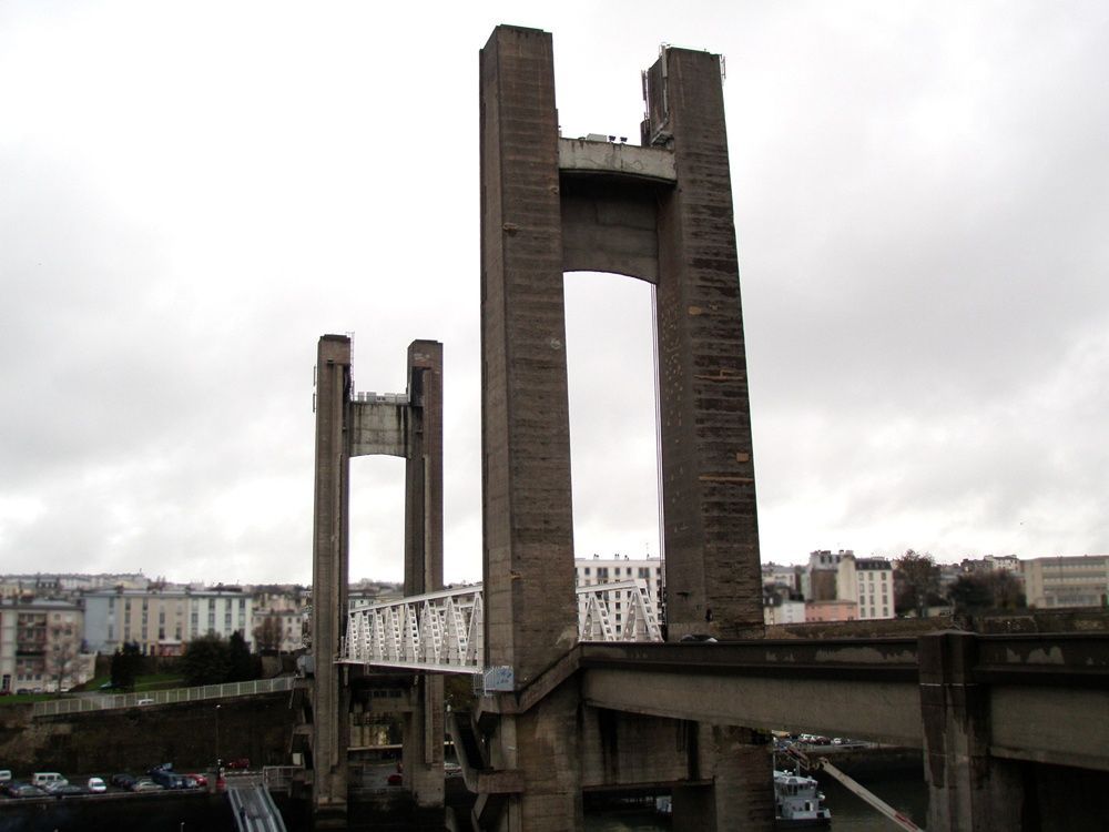Un nouveau tablier pour le pont de Recouvrance à Brest