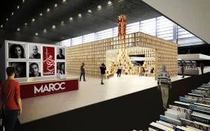 Pavillon du Maroc au salon du livre par Oualalou+Choi