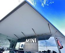 Masterimpact®-RH de Promat : une solution de valorisation pour l'identité de la nouvelle concession BMW Mini de Montpellier