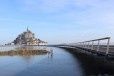 Le pont-passerelle du Mont Saint-Michel ouvre aux piétons