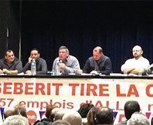 Manifestation des salariés d'Allia