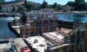 Le barrage de Villeneuve-sur-Yonne en plein chantier de reconstruction