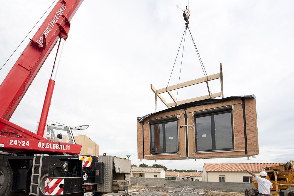 4 modules bois pour un logement