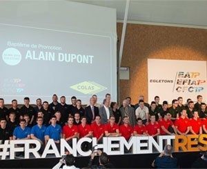 Colas parraine la promotion 2018 de l'EATP et l'EFIATP d'Egletons