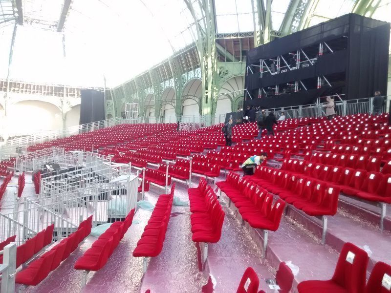 Au Grand Palais, une réplique du théâtre du Châtelet montée en un temps record