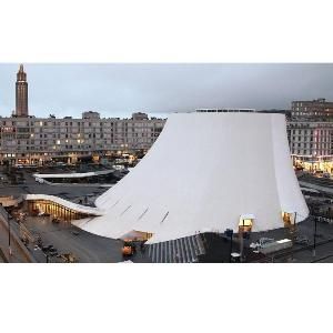 Réhabilitation du Volcan de l\'architecte Oscar Niemeyer au Havre