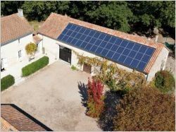 La première installation photovoltaïque de 9 kWc chez un particulier