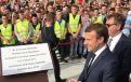 En Corrèze, l'opération séduction des travaux publics envers Emmanuel Macron