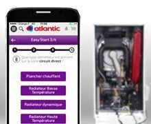 Easy Start avec l'application Atlantic Services