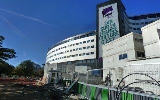 La Maison de la Radio en cours de restructuration part en fumée