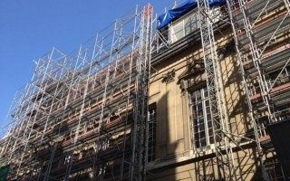 1000 tonnes d'échafaudage pour la rénovation d'un site BNF