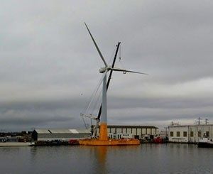 La première éolienne flottante a commencé à alimenter le réseau électrique