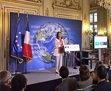Ségolène Royal et Michel Sapin présentent le cadre de l'obligation verte de l'État