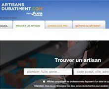 Artisans-du-batiment.com, un nouvel outil au service des professionnels et du grand public